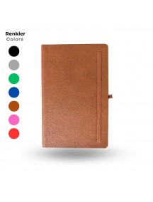 Termo Deri Sert Kapaklı Promosyon Tarihsiz Defter - ROLAX